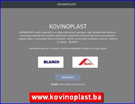 PVC, aluminijumska stolarija, www.kovinoplast.ba