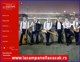 Muziari, bendovi, folk, pop, rok, www.lacampanellacacak.rs