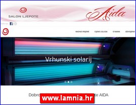 Frizeri, saloni lepote, kozmetiki saloni, www.lamnia.hr