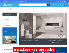 Sanitarije, vodooprema, www.laser-sarajevo.ba