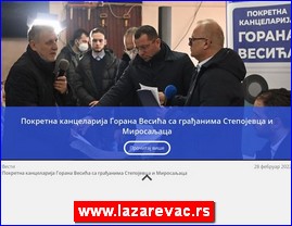 Gradovi, regije  , www.lazarevac.rs