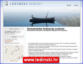 Stomatološke ordinacije, stomatolozi, zubari, www.ledinski.hr