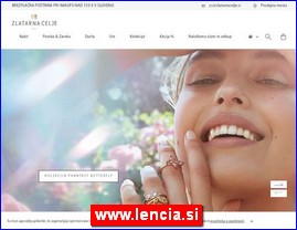 Zlatare, zlato, zlatarstvo, nakit, satovi, www.lencia.si