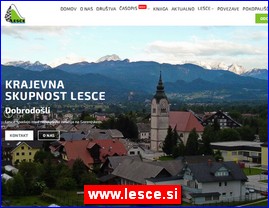 Gradovi, regije  , www.lesce.si