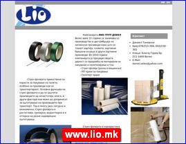 Plastika, guma, ambalaža, www.lio.mk