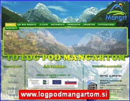 Hoteli, moteli, hosteli,  apartmani, smeštaj, www.logpodmangartom.si