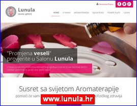 Frizeri, saloni lepote, kozmetiki saloni, www.lunula.hr