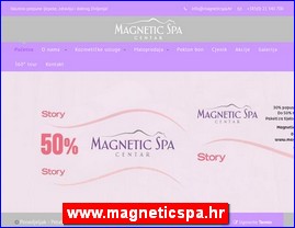 Frizeri, saloni lepote, kozmetiki saloni, www.magneticspa.hr