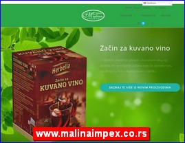 Zdrava hrana, ajevi, lekovito bilje, www.malinaimpex.co.rs