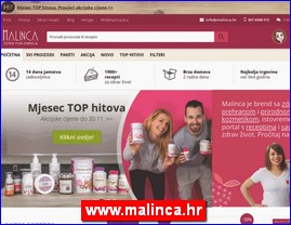 Zdrava hrana, ajevi, lekovito bilje, www.malinca.hr