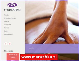 Frizeri, saloni lepote, kozmetiki saloni, www.marushka.si