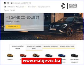 Automobili, www.matijevic.ba