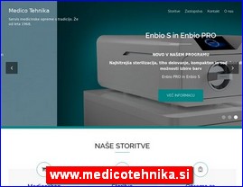 Medicinski aparati, ureaji, pomagala, medicinski materijal, oprema, www.medicotehnika.si