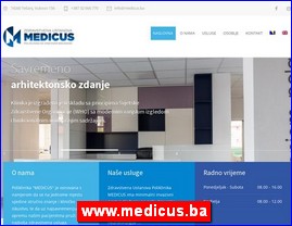 Ordinacije, lekari, bolnice, banje, laboratorije, www.medicus.ba