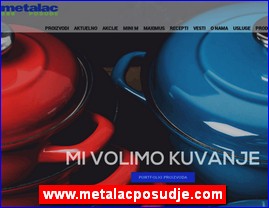 Ugostiteljska oprema, oprema za restorane, posue, www.metalacposudje.com