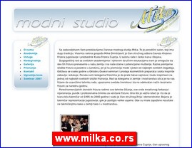 Frizeri, saloni lepote, kozmetiki saloni, www.milka.co.rs