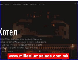 Hoteli, smetaj, Severna Makedonija, www.milleniumpalace.com.mk