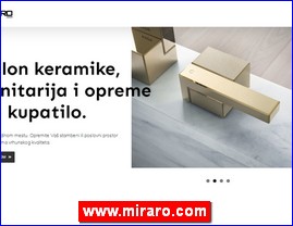 Sanitarije, vodooprema, www.miraro.com