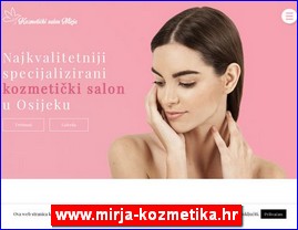 Frizeri, saloni lepote, kozmetiki saloni, www.mirja-kozmetika.hr