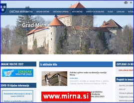 Gradovi, regije  , www.mirna.si