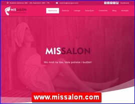 Frizeri, saloni lepote, kozmetiki saloni, www.missalon.com
