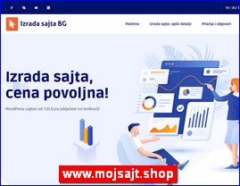 Izrada sajta, cena, WordPress sajtovi, izrada web-prodavnica, izrada internet prodavnica, SEO optimizacija, Beograd, www.mojsajt.shop