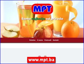 Sokovi, bezalkoholna pića, kafa, www.mpt.ba