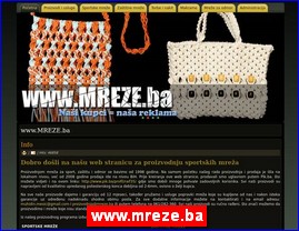 Sportska oprema, www.mreze.ba