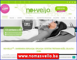 Frizeri, saloni lepote, kozmetiki saloni, www.nomasvello.ba