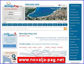 Hoteli, smeštaj, Hrvatska, www.novalja-pag.net