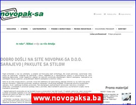 Plastika, guma, ambalaža, www.novopaksa.ba