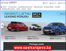 Automobili, www.opelsarajevo.ba