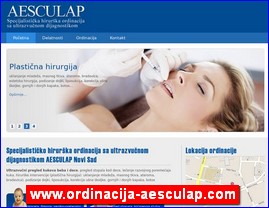 Ordinacije, lekari, bolnice, banje, laboratorije, www.ordinacija-aesculap.com