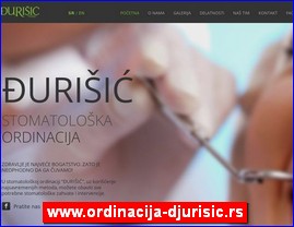 Stomatološke ordinacije, stomatolozi, zubari, www.ordinacija-djurisic.rs