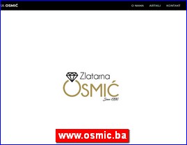 Zlatare, zlato, zlatarstvo, nakit, satovi, www.osmic.ba