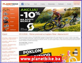 Sportska oprema, www.planetbike.ba