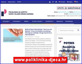 Ordinacije, lekari, bolnice, banje, laboratorije, www.poliklinika-djeca.hr