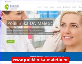 Frizeri, saloni lepote, kozmetiki saloni, www.poliklinika-maletic.hr