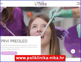 Stomatološke ordinacije, stomatolozi, zubari, www.poliklinika-nika.hr