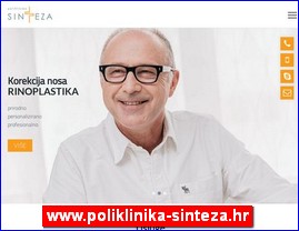 Ordinacije, lekari, bolnice, banje, laboratorije, www.poliklinika-sinteza.hr