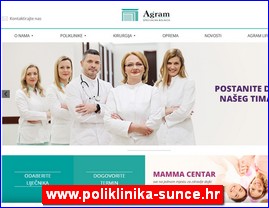 Ordinacije, lekari, bolnice, banje, laboratorije, www.poliklinika-sunce.hr