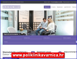 Stomatološke ordinacije, stomatolozi, zubari, www.poliklinikavarnica.hr