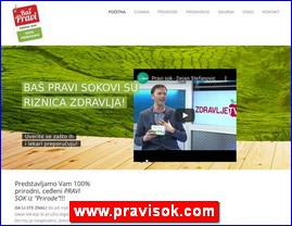 Sokovi, bezalkoholna pića, kafa, www.pravisok.com