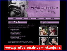 Frizeri, saloni lepote, kozmetiki saloni, www.profesionalnosminkanje.rs