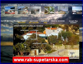 Hoteli, smeštaj, Hrvatska, www.rab-supetarska.com