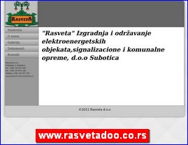 Rasveta, www.rasvetadoo.co.rs