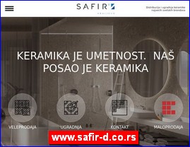 Sanitarije, vodooprema, www.safir-d.co.rs