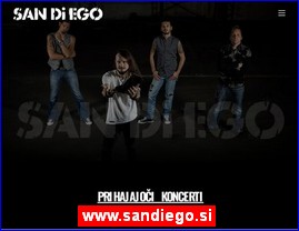 Muziari, bendovi, folk, pop, rok, www.sandiego.si