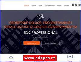 Geometar, geodetske usluge, inženjerska geodezija, projektovanje, SDC Professional, Beograd, www.sdcpro.rs