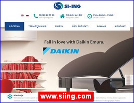 Energetika, elektronika, grejanje, gas, www.siing.com